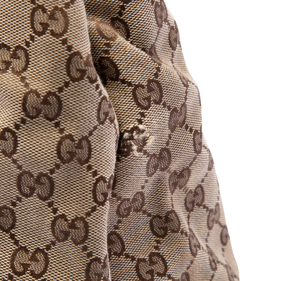 Gucci Large GG Toile Bamboo Libeccio Cabas