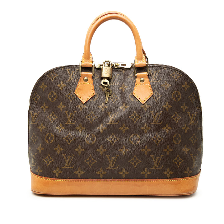 Louis Vuitton Alma PM Monogram Marron – vue principale – GABY PARIS