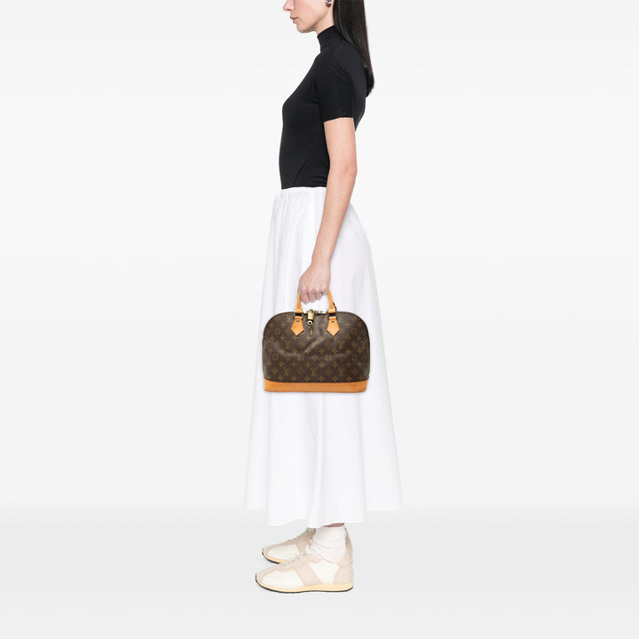 Louis Vuitton Alma PM Monogram Marron – vue 6 – GABY PARIS