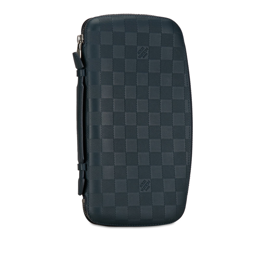 Damier Infini Atoll Travel Organizer Blue - Gaby Paris