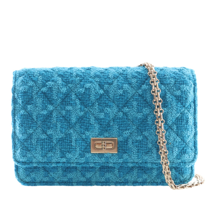 Chanel Matelassé Reissue 2.55 Wallet on Chain Tweed