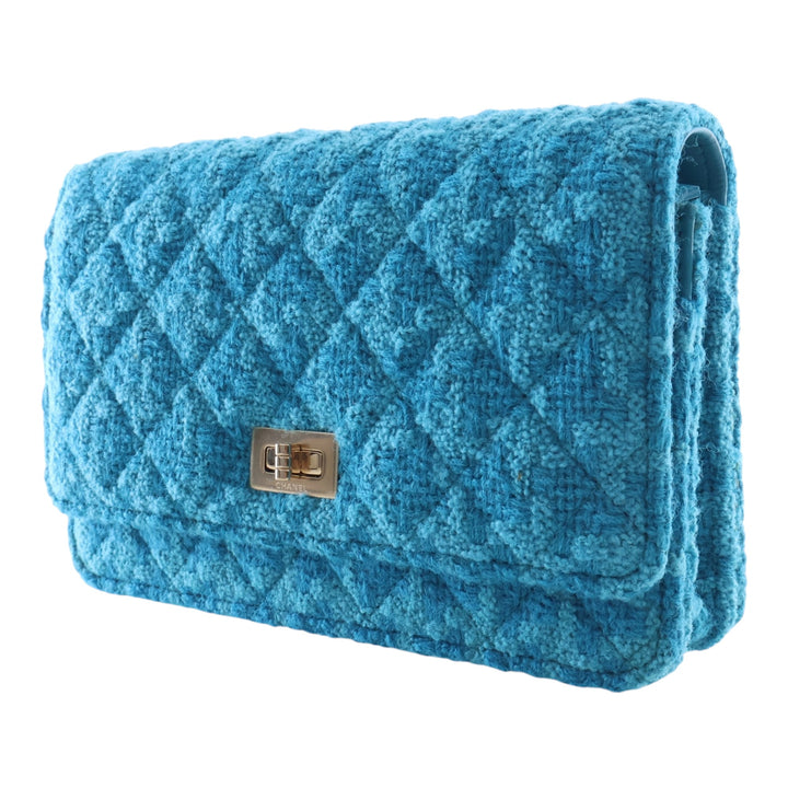 Chanel Matelassé Reissue 2.55 Wallet on Chain Tweed