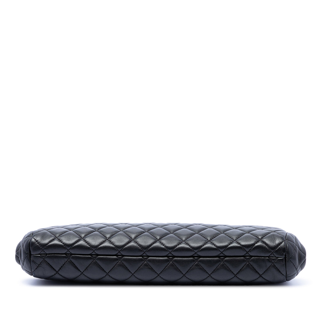 Chanel CC Matelassé Cuir d’agneau Frame Pochette