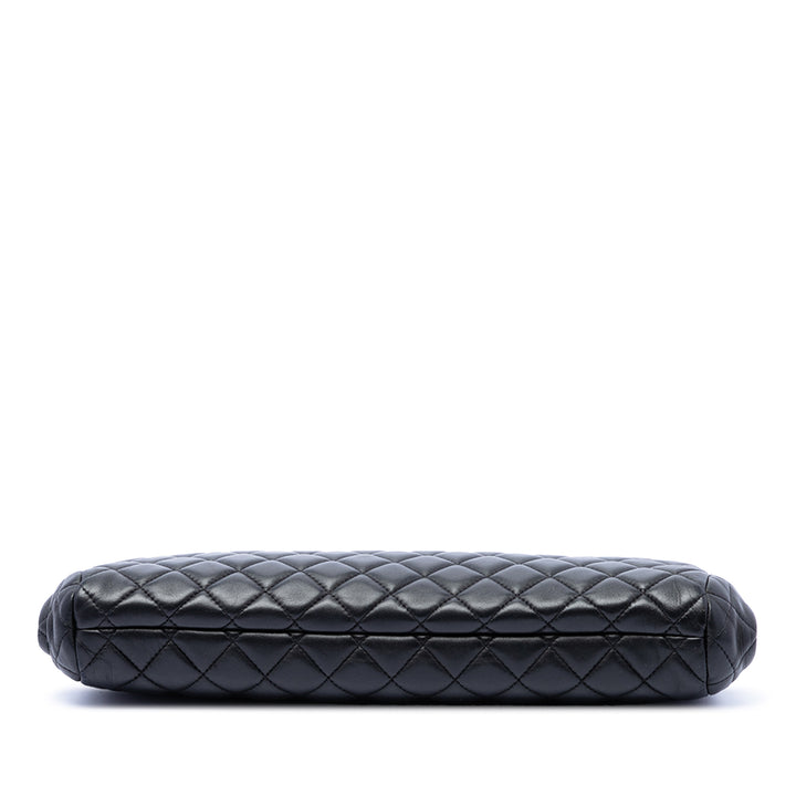 Chanel CC Matelassé Cuir d’agneau Frame Pochette