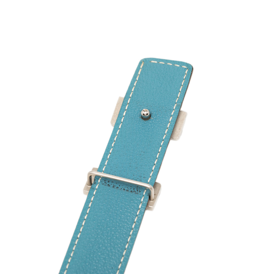 Hermès Box Veau et Constance H Réversible Ceinture Cuir Box