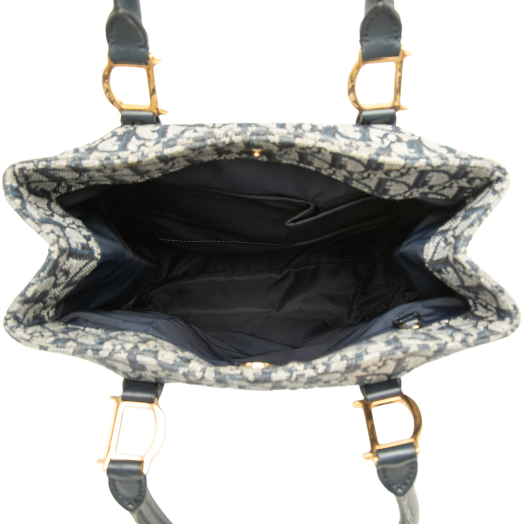 Dior Diorissimo Trotter Cabas Bleu – vue 4 – GABY PARIS
