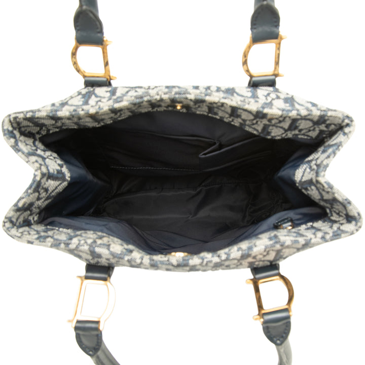 Dior Diorissimo Trotter Cabas Bleu – vue 4 – GABY PARIS