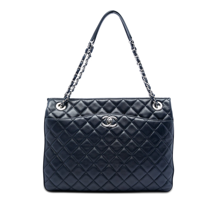 Chanel Matelassé Cuir d’agneau Accordion Shopping Cabas