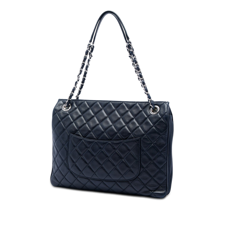 Chanel Matelassé Cuir d’agneau Accordion Shopping Cabas