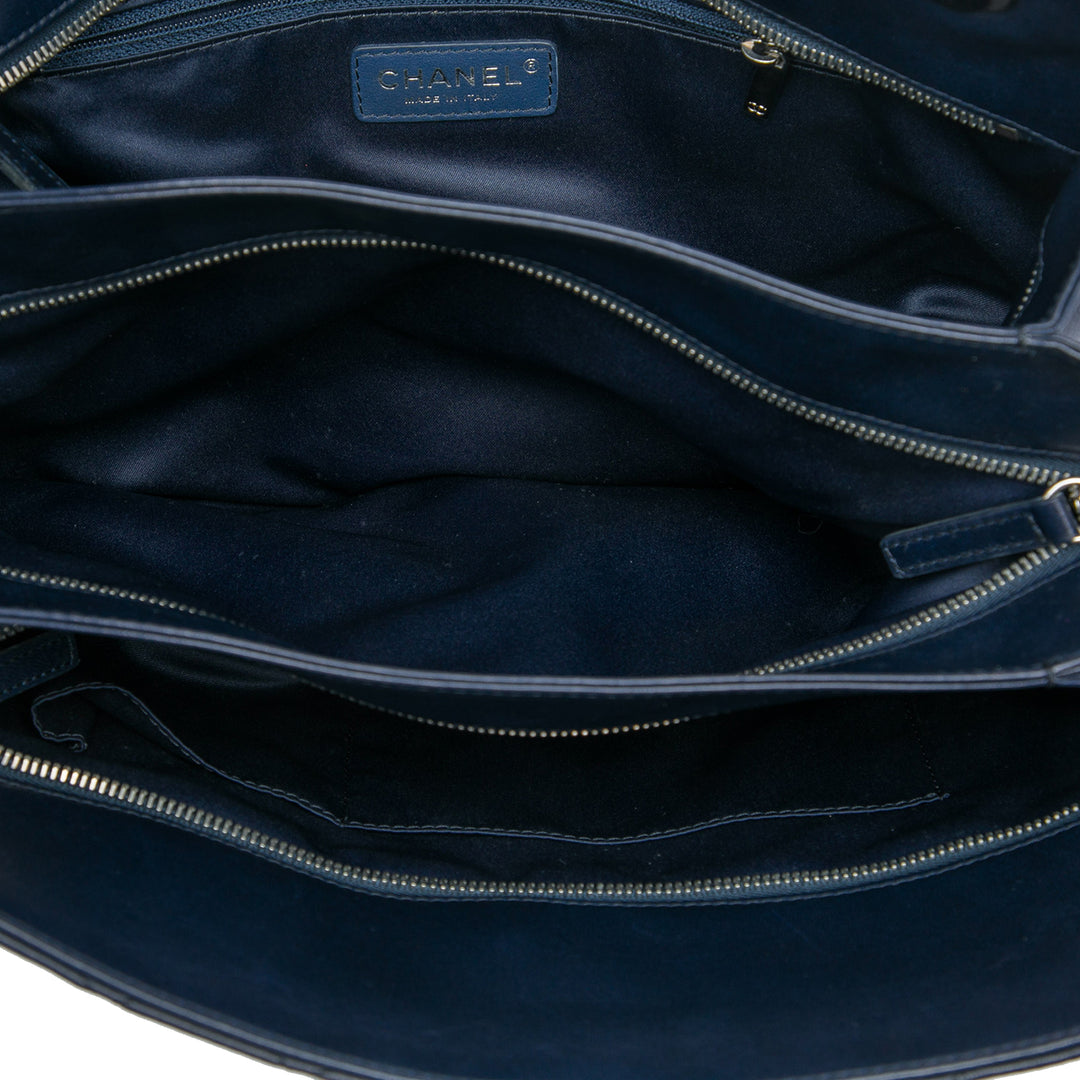 Chanel Matelassé Cuir d’agneau Accordion Shopping Cabas
