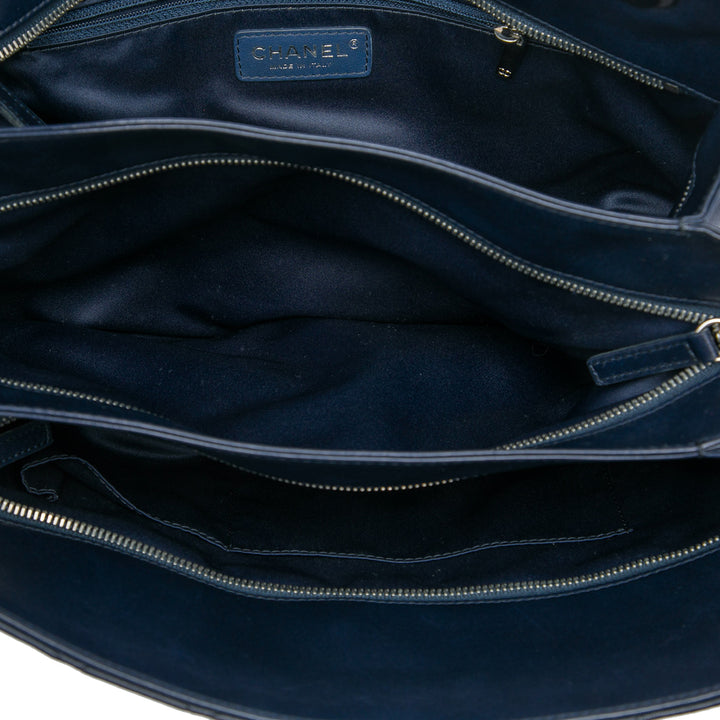 Chanel Matelassé Cuir d’agneau Accordion Shopping Cabas