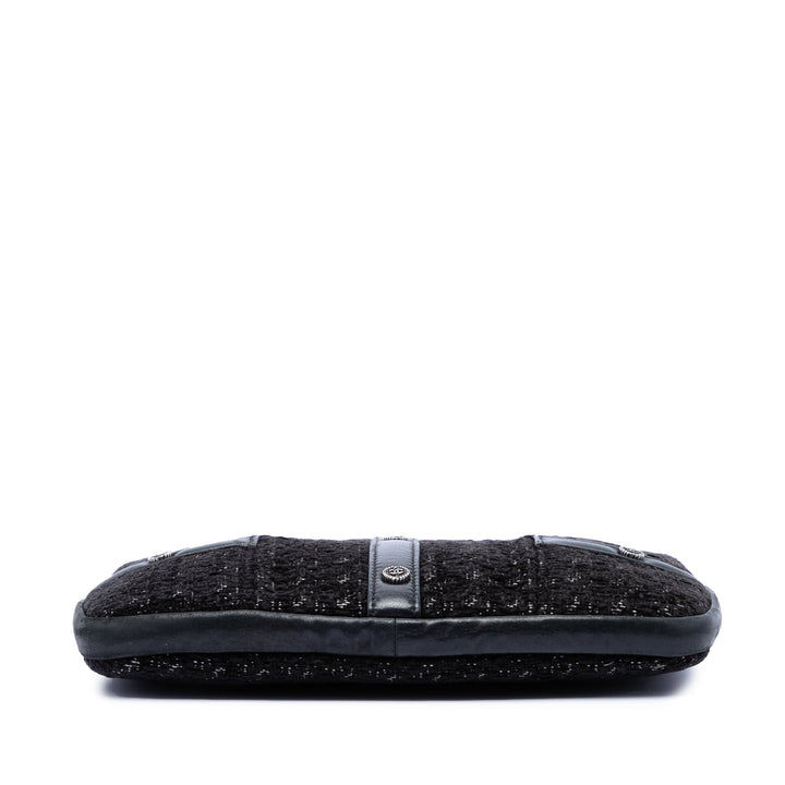 Chanel Édition limitée Tweed Girl Jacket Pochette avec chaîne