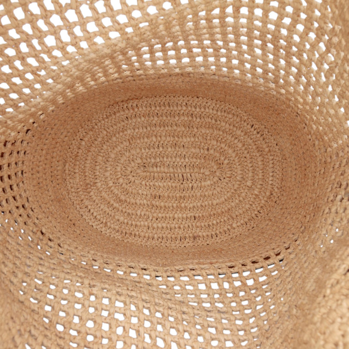 LOEWE Small Raffia et Cuir de veau Balloon Bucket Sac