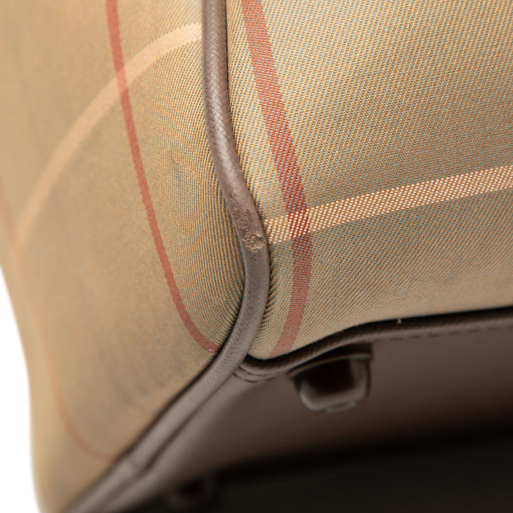 Burberry Vintage Check Toile Sac de voyage