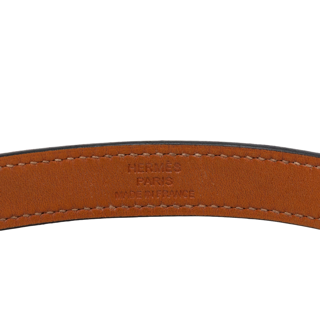 Hermès Drag Double Tour Wrap Bracelet T1 Cuir