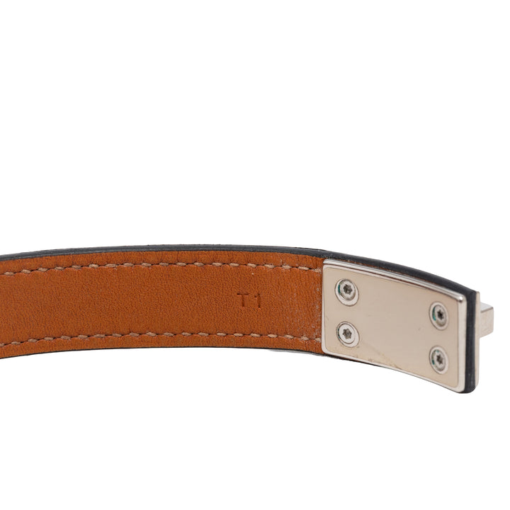Hermès Drag Double Tour Wrap Bracelet T1 Cuir