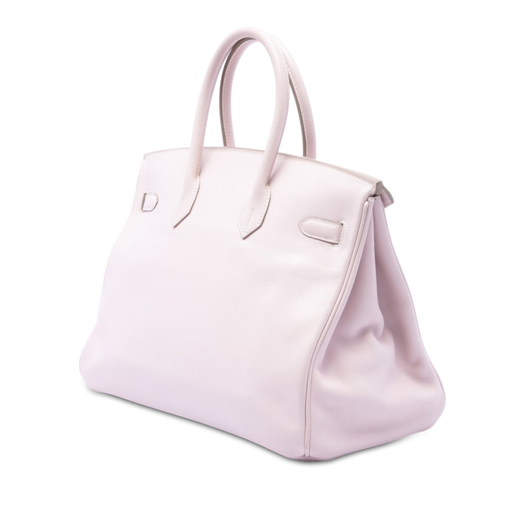 Hermès Birkin Retourne 35 Swift Rose – vue 2 – GABY PARIS