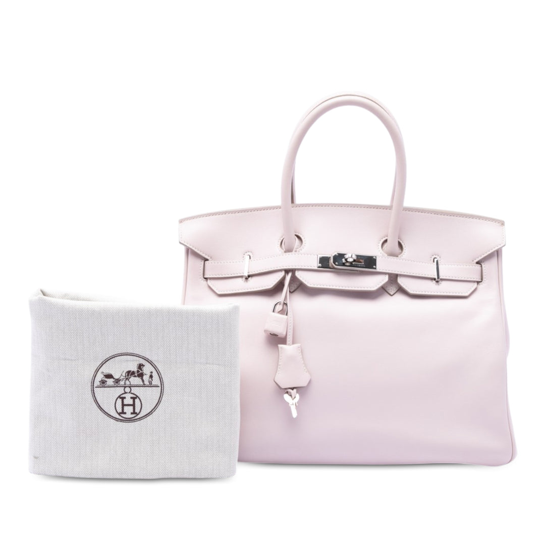 Hermès Birkin Retourne 35 Swift Rose – vue 7 – GABY PARIS
