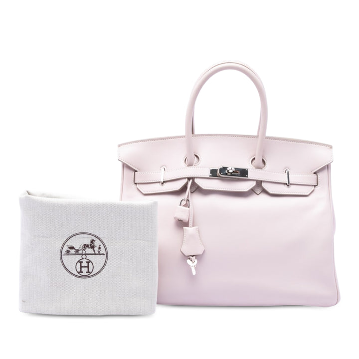 Hermès Birkin Retourne 35 Swift Rose – vue 7 – GABY PARIS