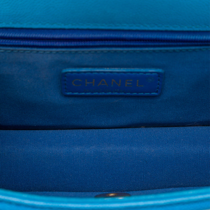 Chanel Small Matelassé Caviar Sunset On The Sea à rabat