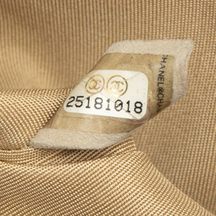 Chanel Old Medium Braided Metallic Cuir d’agneau Boy à rabat