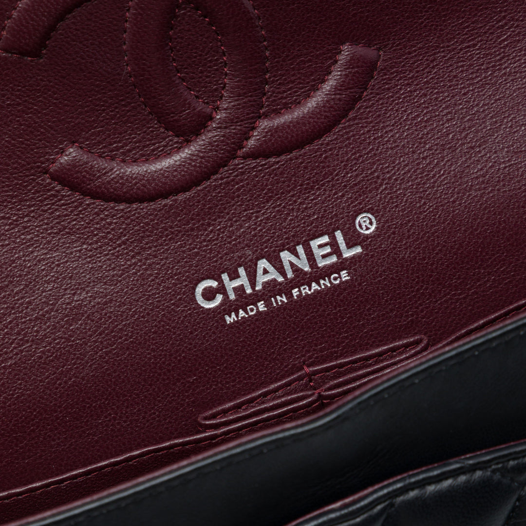 Chanel Classic Double rabat Moyen Cuir d'agneau Noir – vue 5 – GABY PARIS