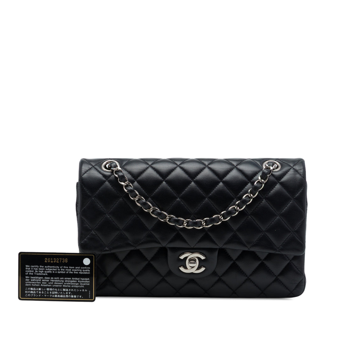 Chanel Classic Double rabat Moyen Cuir d'agneau Noir – vue 7 – GABY PARIS