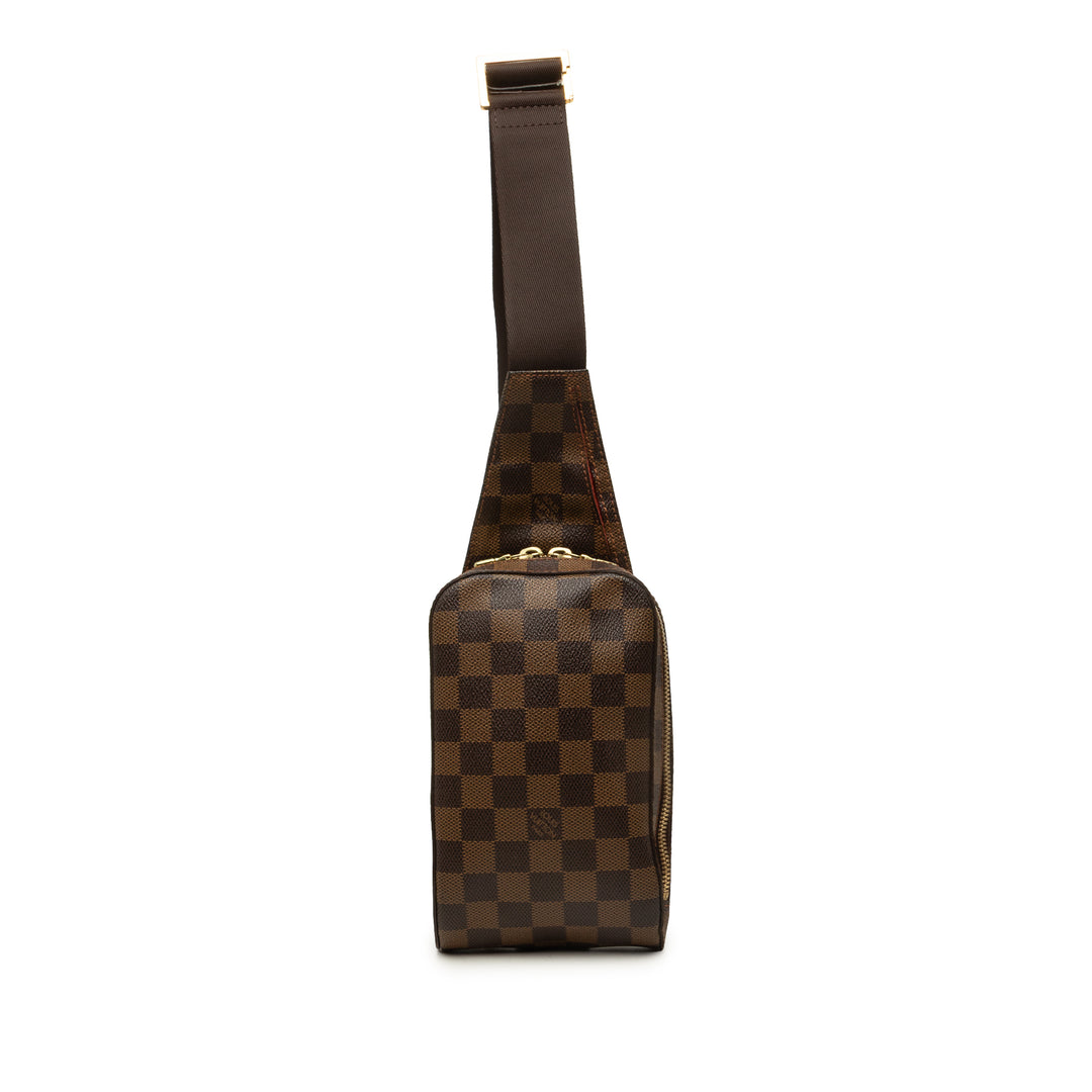 Louis Vuitton Sac bandoulière Geronimos Damier Ébène Marron – vue principale – GABY PARIS