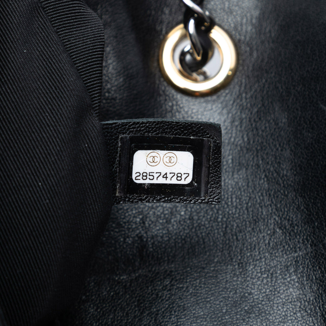 Chanel Matelassé Cuir d’agneau Turn et Lock à rabat