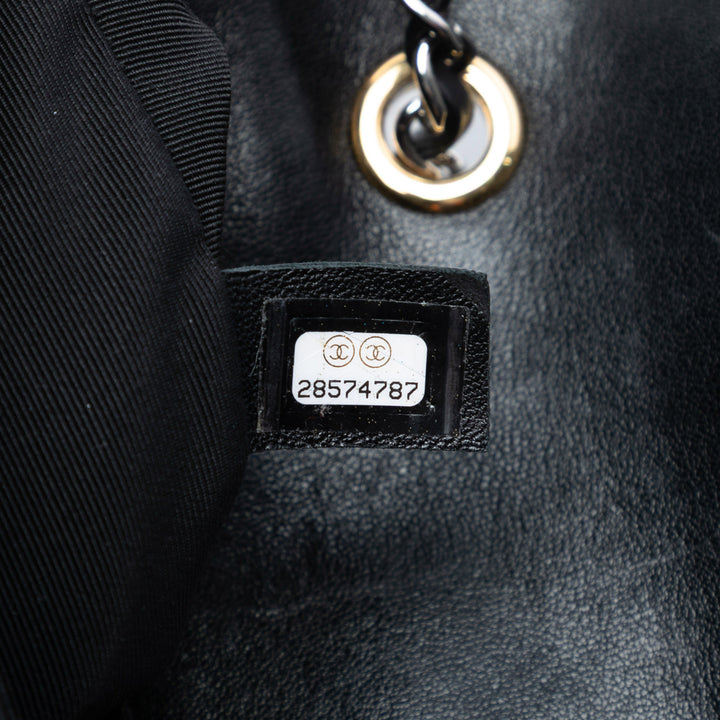 Chanel Matelassé Cuir d’agneau Turn et Lock à rabat
