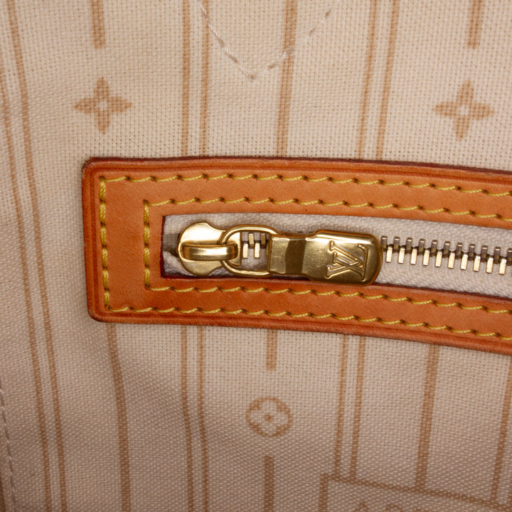 Damier Azur Neverfull MM White - Gaby Paris