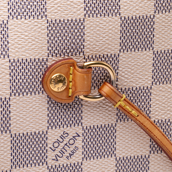 Damier Azur Neverfull MM White - Gaby Paris