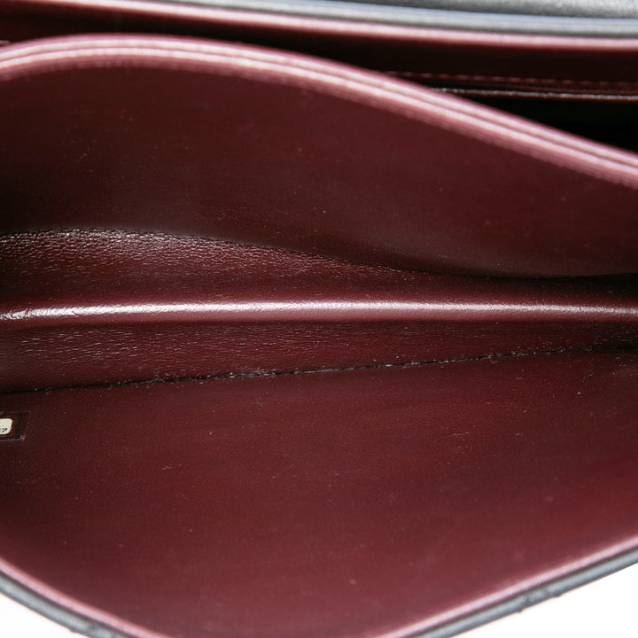 Chanel Matelassé Beauty Lock à rabat Moyen de mouton Noir – vue 4 – GABY PARIS