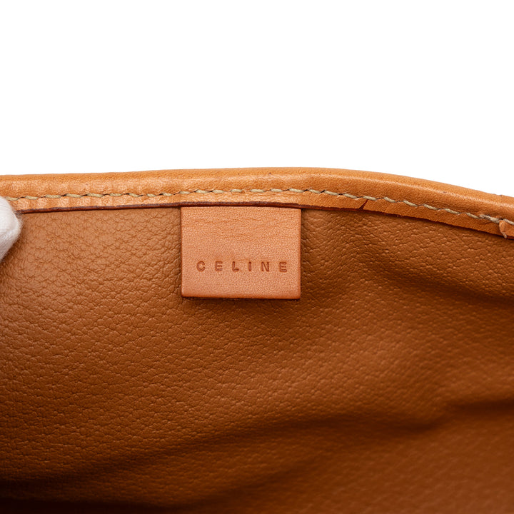 Celine Pochette Macadam Toile enduite Marron – vue 5 – GABY PARIS