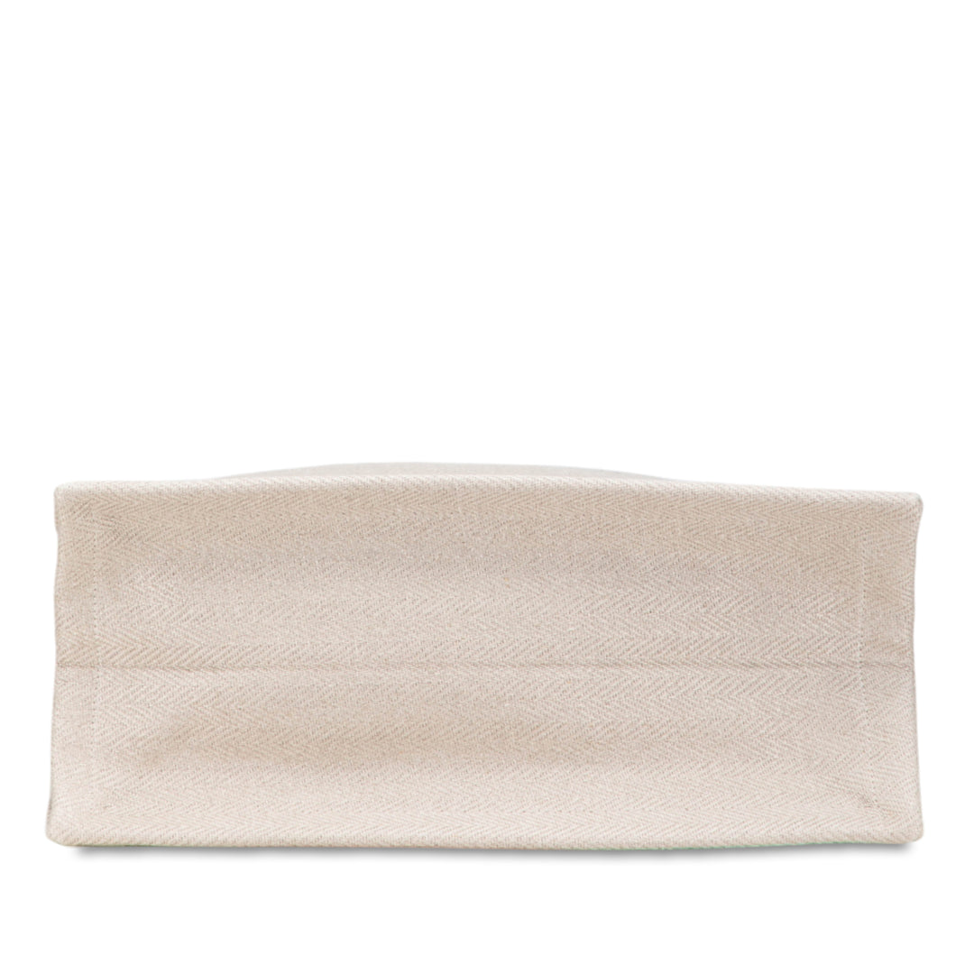 Saint Laurent Toile Rive Gauche North South Cabas