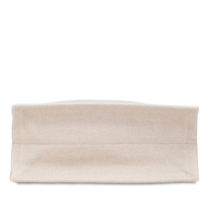 Saint Laurent Toile Rive Gauche North South Cabas