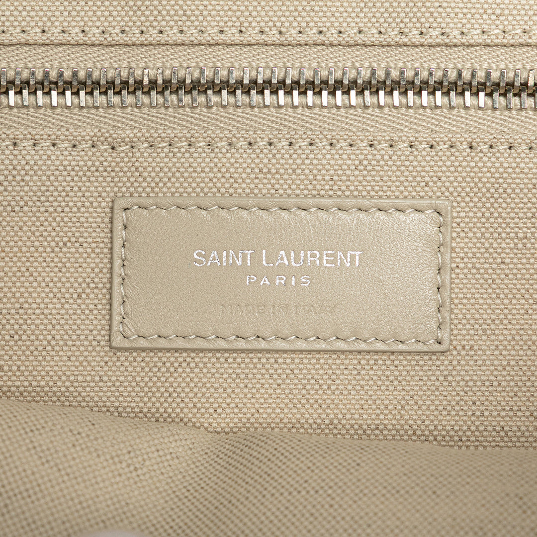 Saint Laurent Toile Rive Gauche North South Cabas