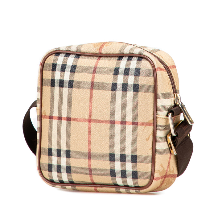 Burberry Haymarket Check Toile Sac porté croisé