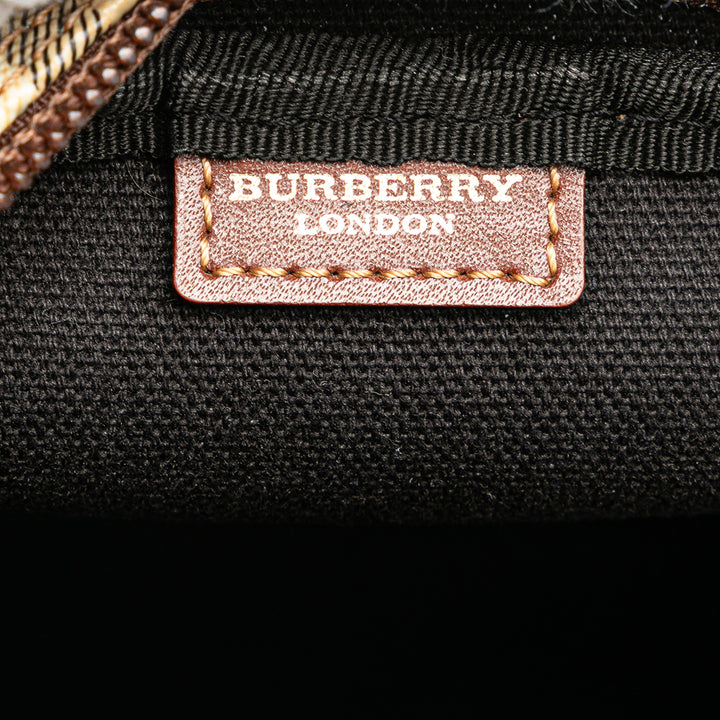 Burberry Haymarket Check Toile Sac porté croisé