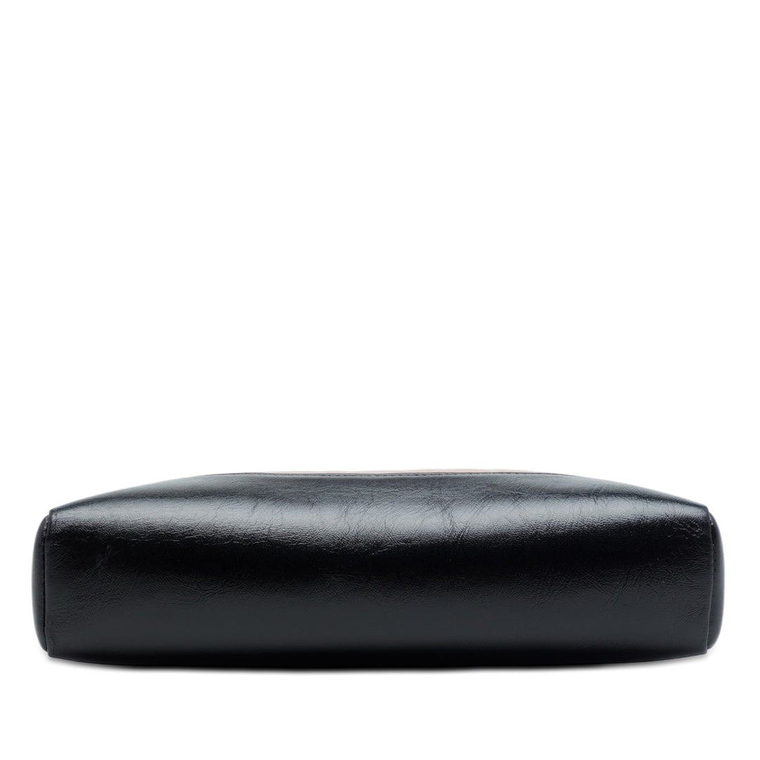 Chanel Mini Bicolor Matelassé Cuir d'agneau 31 Shopping Sac