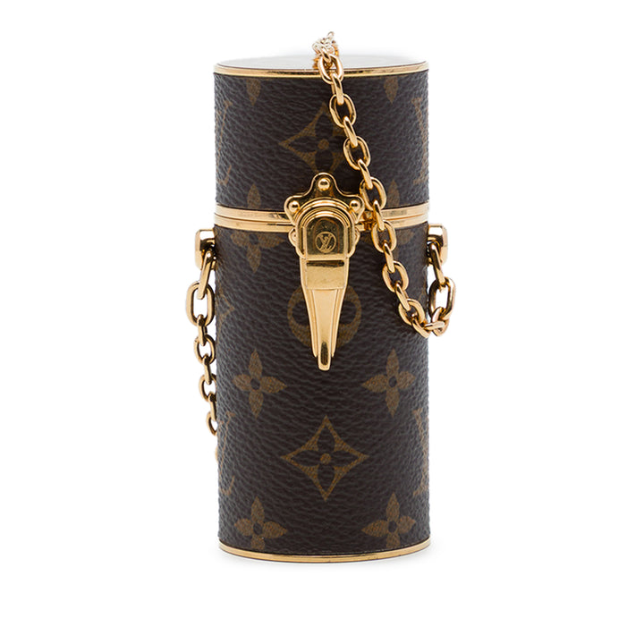 Louis Vuitton Lipstick Étui Monogram Marron – vue principale – GABY PARIS