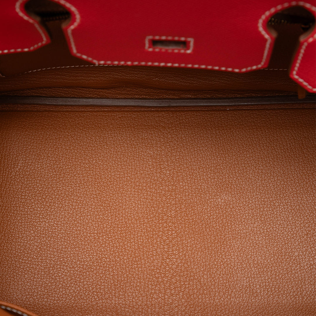 Hermès Epsom Candy Verso Birkin Retourne 30
