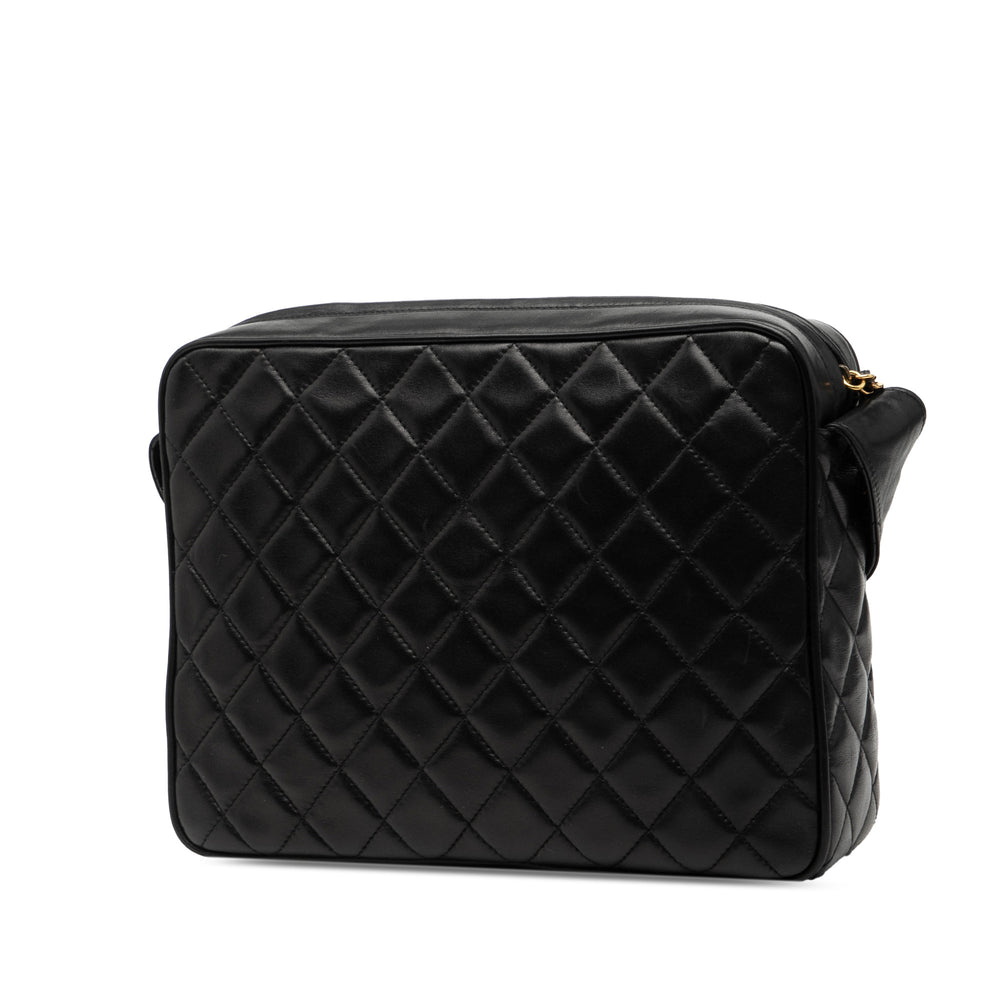 Chanel CC Matelassé Cuir d’agneau Pompon Sac caméra – GABY PARIS Authentique