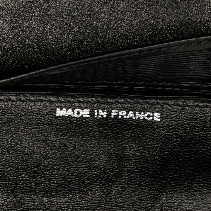 Chanel CC Chocolate Bar Cuir verni Pochette on Chain Noir – GABY PARIS Authentique