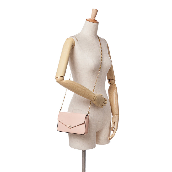 Monogram Vernis Pochette Felicie Pink - Gaby Paris