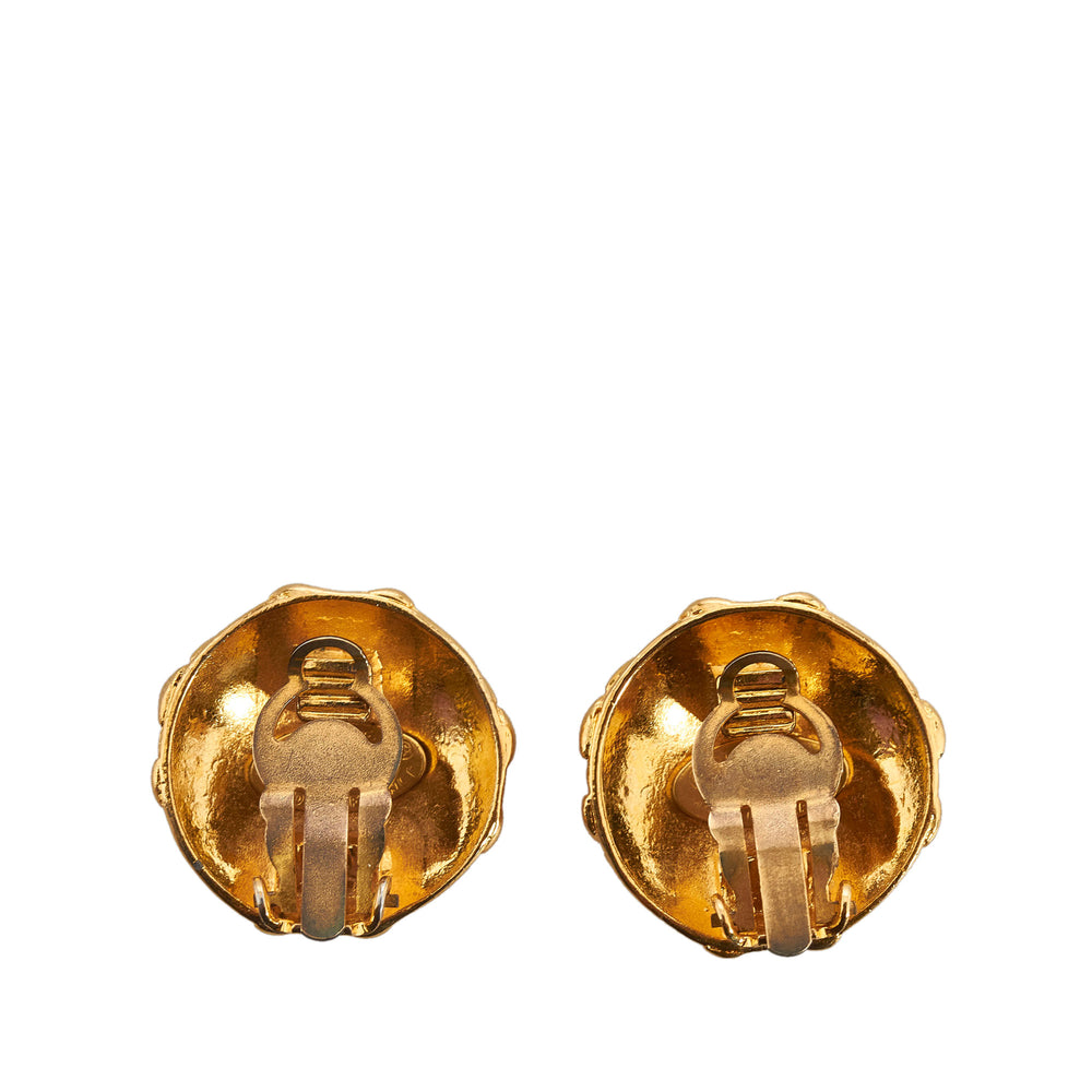 CC Clip-on Earrings Gold - Gaby Paris