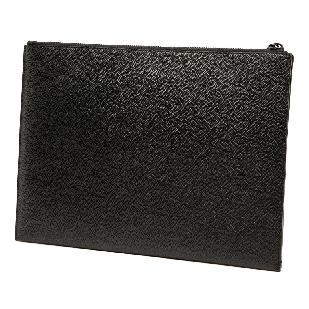 Grain De Poudre Monochrome iPad Étui Monogram Noir