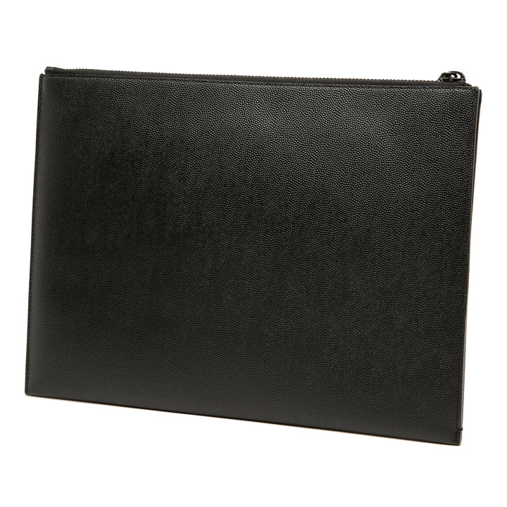 Grain De Poudre Monochrome iPad Étui Monogram Noir