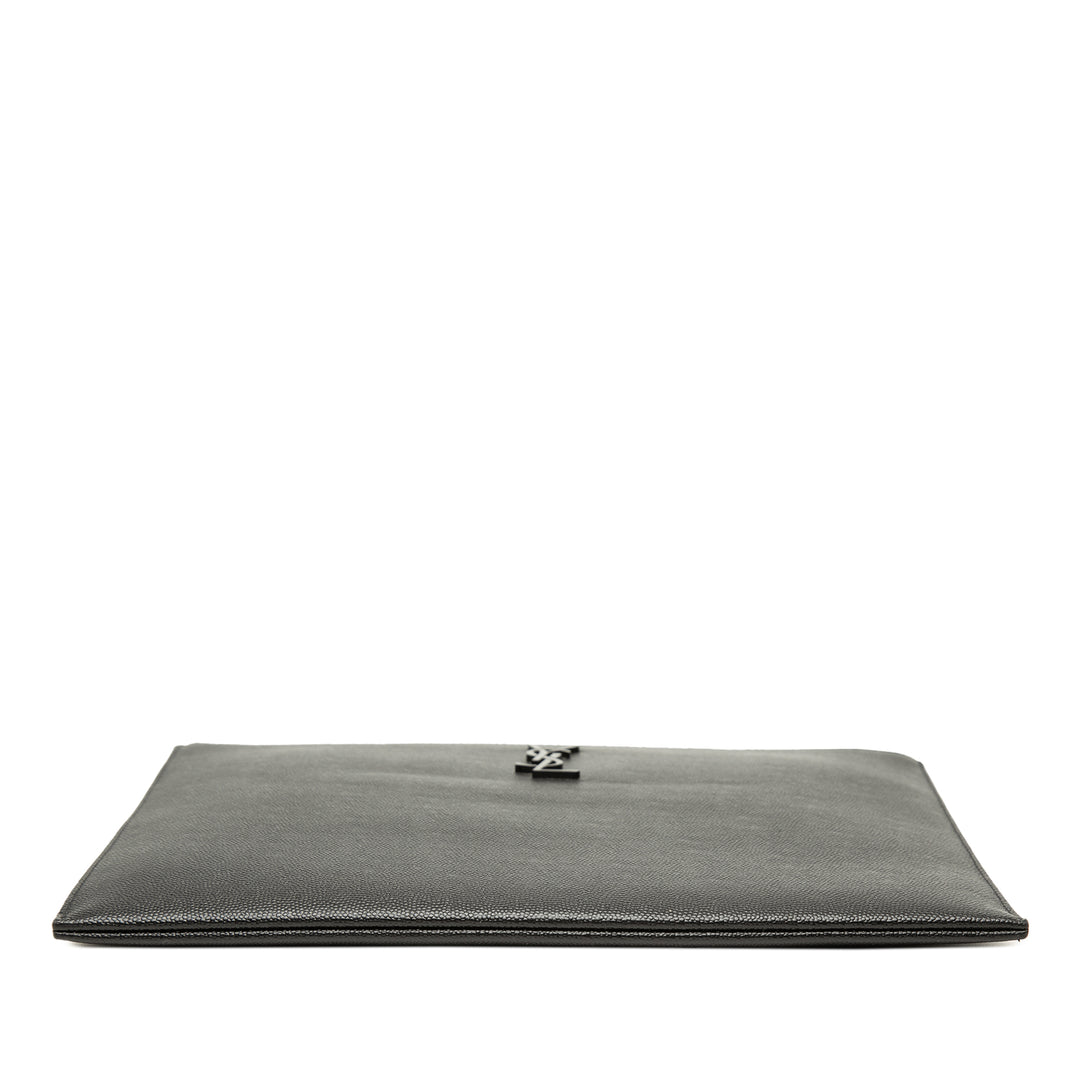 Grain De Poudre Monochrome iPad Étui Monogram Noir