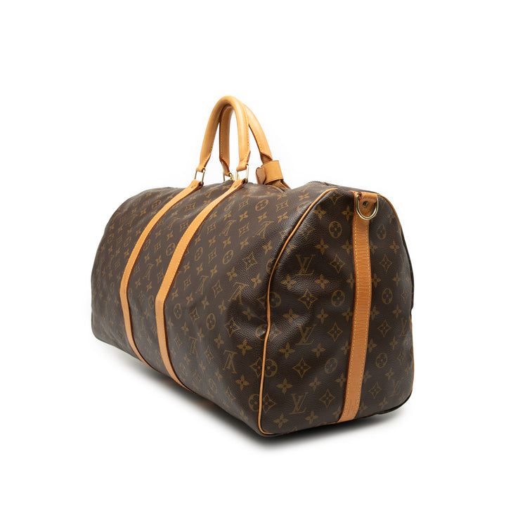 Louis Vuitton Monogram Keepall Bandouliere 55